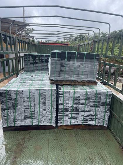 Xuất hàng đá bazan đến công trình