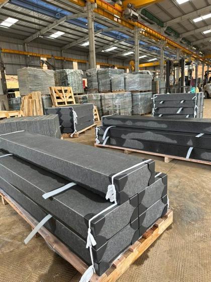 Sản xuất và đóng gói đá bazan tại nhà máy